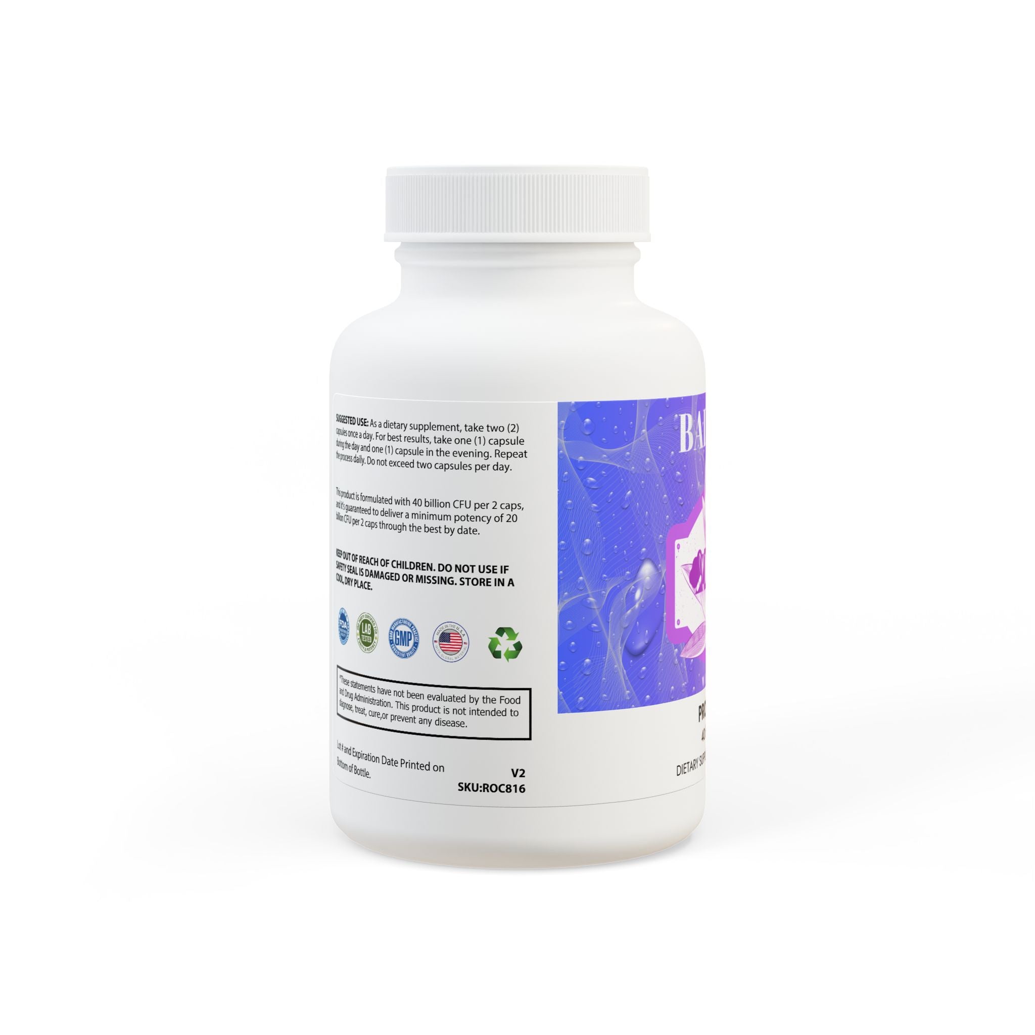 Probiotics Supplement (60 Capsules)