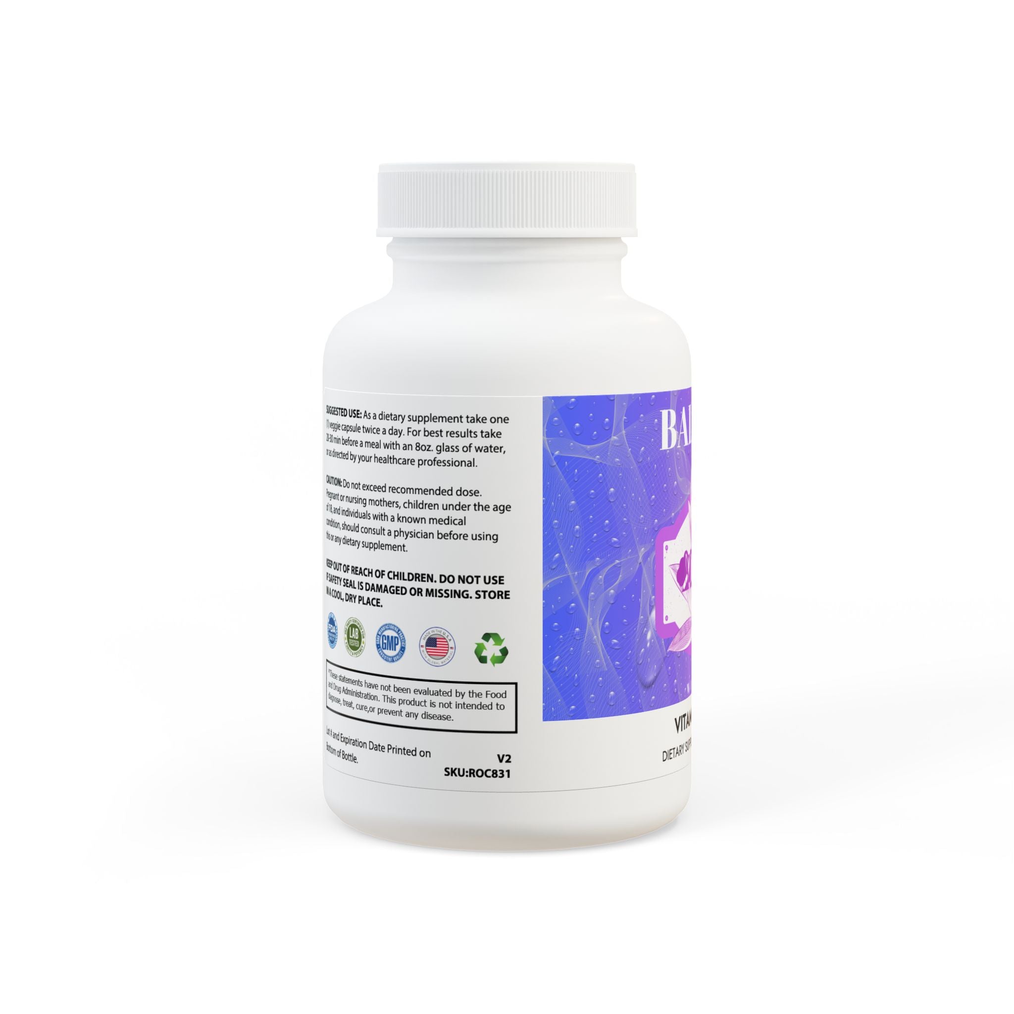 Vitamin K2 + D3 Supplement (60 Capsules)